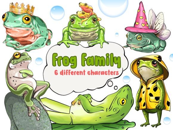Download Frog Family : Characters - Character Collection