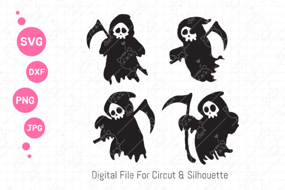 Download Death Reaper Svg | Ghost of Halloween - Death Collection